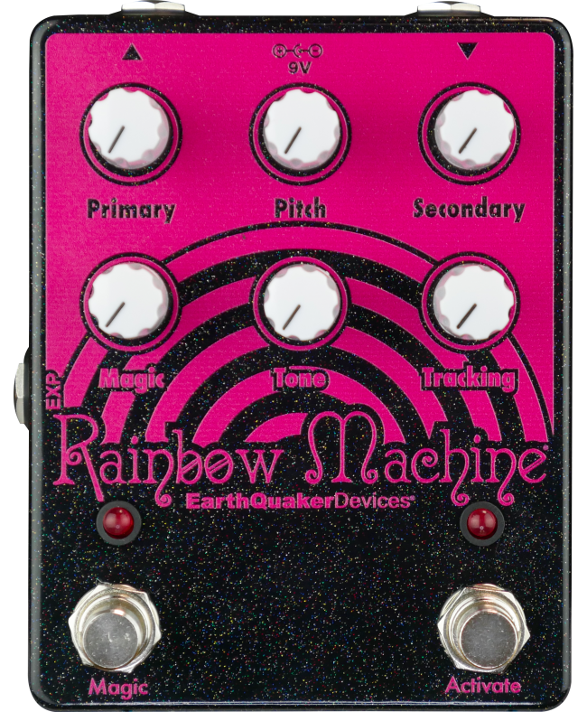 Earthquaker Devices Rainbow Machine V2 Twilight Glitter Magenta - Pitch Shifter OCTAVE / PITCH