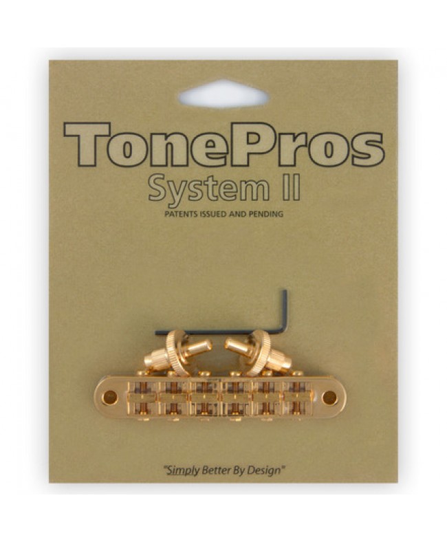 TonePros Bridge Tuneomatic T3BP Gold