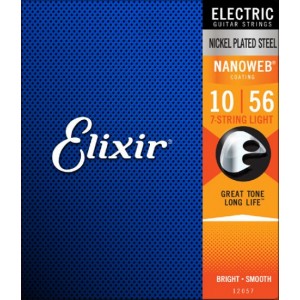 Elixir Nanoweb Light 7-String 010-56