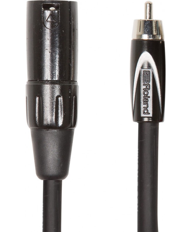 Καλωδια Οργανων - Roland Cable Black Series RCA - XLR Male 3m ΟΡΓΑΝΟΥ