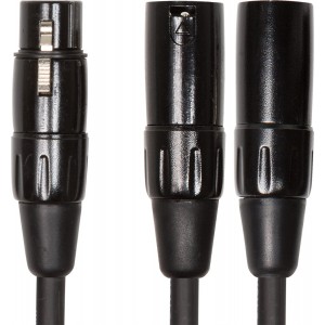 Roland Cable Splitter XLE Female - 2 XLR Male 15cm
