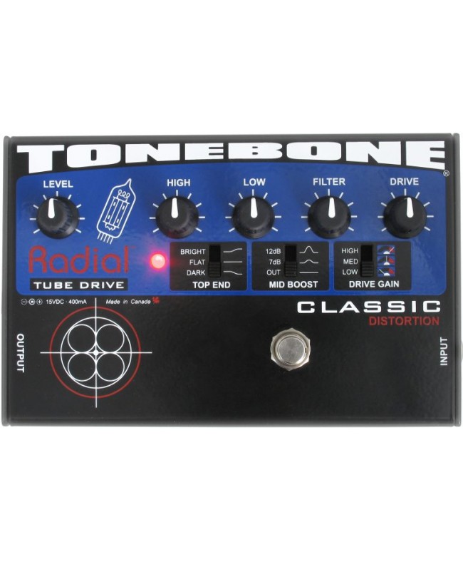 Radial Tonebone Classic - Real Tube Distortion Pedal