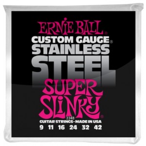 Ernie Ball Super Slinky Stainless Steel 009-42 (2248)
