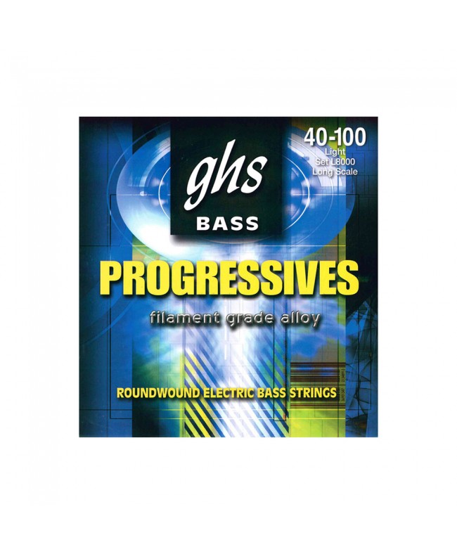GHS L8000 PROGRESSIVES LIGHT 40-100 Music XML Cats
