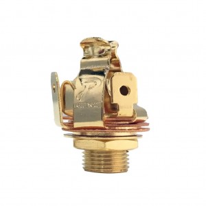Pure Tone Input Jack Long Stereo Multi Contact Gold