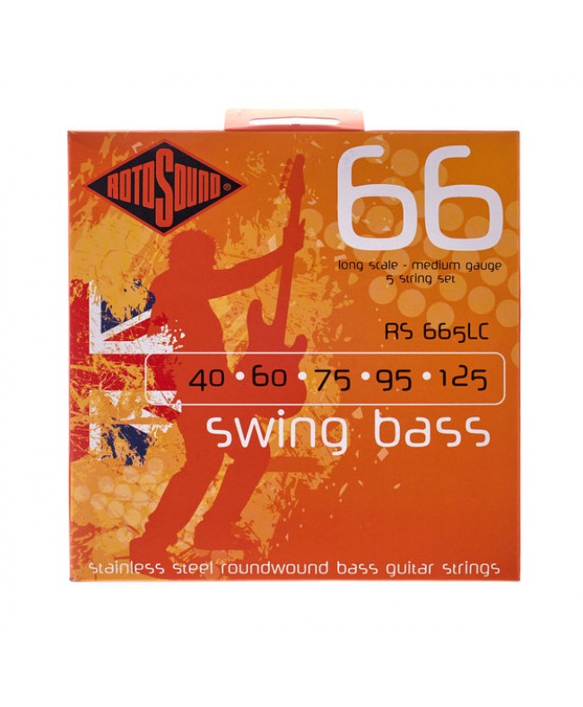 Χορδες  - Rotosound Swing Bass 040-125 (RS665LC)