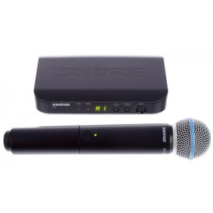 Shure BLX24 / Beta 58 - Wireless Vocal System with Beta 58A Plastic Receiver