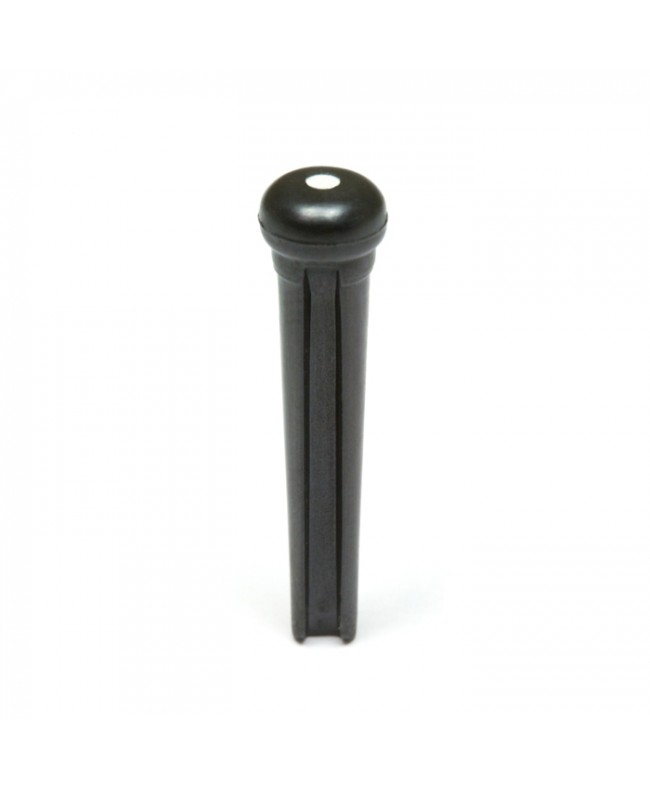 Tusq Bridge Pins Black Traditional With White Inlay PP 2122-00