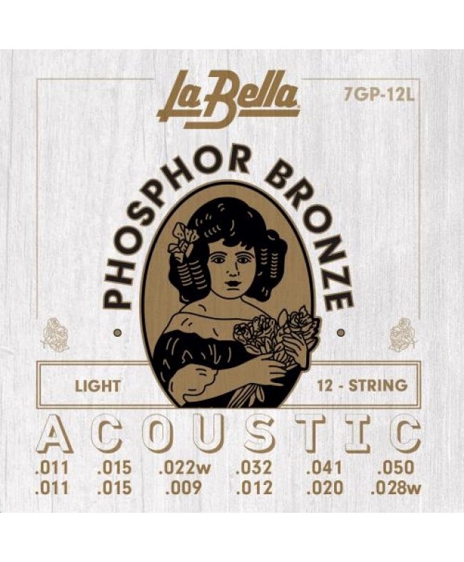 Χορδες  - La Bella 7GP-12 Light Σετ 12 χορδές ακουστικής κιθάρας PRODUCTS FROM XML