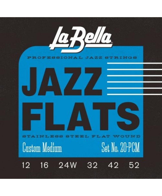 Χορδες  - La Bella Jazz Flats 012 - 052 Σετ 6 χορδές ηλεκτρικής κιθάρας PRODUCTS FROM XML
