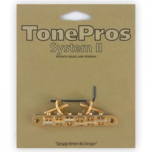 TonePros Bridge Tuneomatic AVR2 Gold