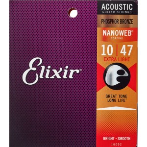 Elixir Acoustic Phosphor Nano Extra Light 010-47