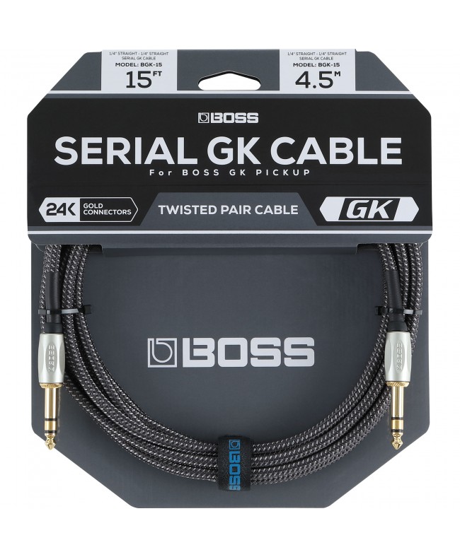 Boss Serial GK Cable for Guitar Synthesizer - 4.5m AUDIO