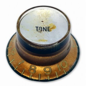 Knob Bell Reflector Tone Aged Gold/Gold (Pair of 2)