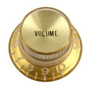 Knob Bell Reflector Volume Gold/Gold (Pair of 2)