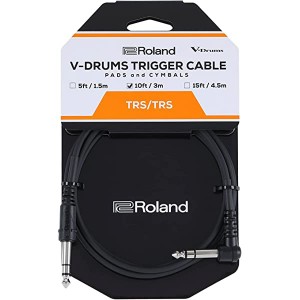 Roland Cable 1/4" TRS Straight - 1/4 TRS Angle 3m