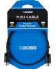 Boss Midi Cable with Multi-Directional Connectors 60cm MIDI