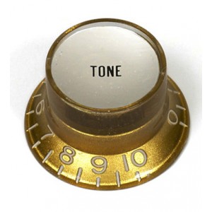 Knob Bell Reflector Tone Gold/Silver (Pair of 2)