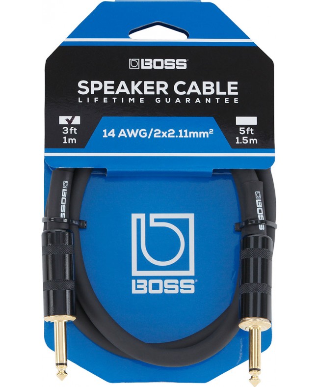 Boss Speaker Cable 1.5m INSTRUMENT