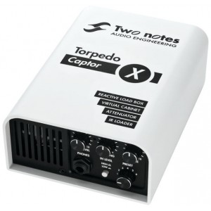 Two Notes Audio Engineering Torpedo Captor X 8 ohms - Compact Reactive Load Box, Attenuator, Cab Sim and IR Loader