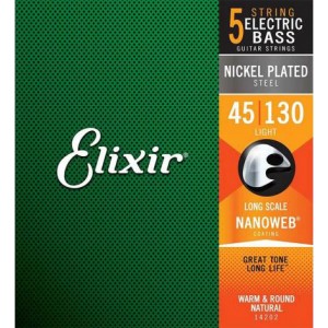 Elixir Bass Nanoweb 5-String Medium 045-130
