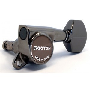 Gotoh SG381 6x1 Cosmo Black Lock Left Side