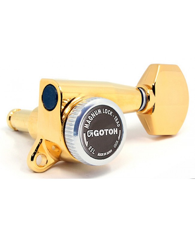 Gotoh SG381 Gold Lock Left Side Single Tuner