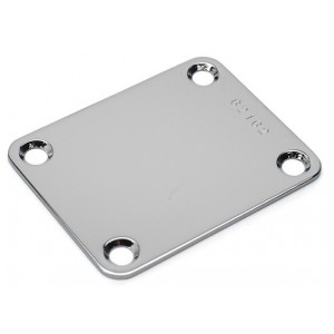 Neck Plate with Serial Number Chrome
