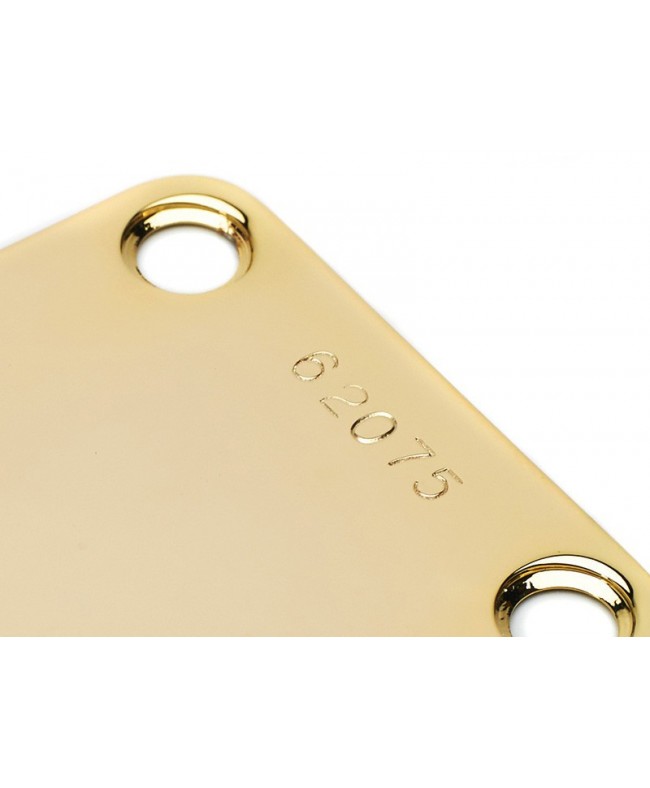 Neck Plate with Serial Number Gold
