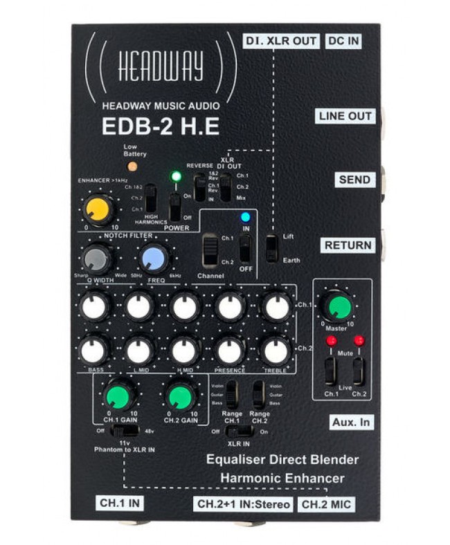 Headway EDB-2 H.E - Acoustic Preamp