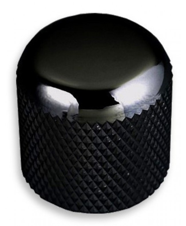 Gotoh Dome Knob Metal Black 18x18 KNOBS