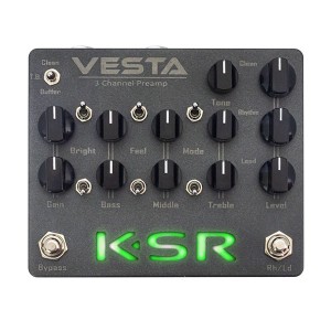 KSR Amplification Vesta - 3 Channel Preamp Pedal