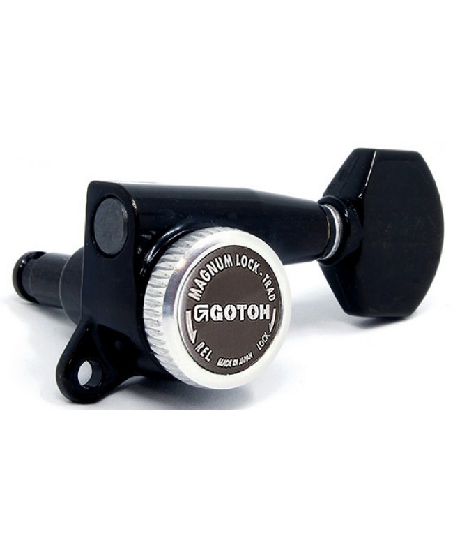 Gotoh SG381 Black Lock Left Side Single Tuner