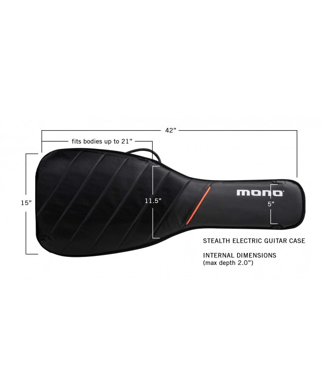 Mono Sleeve Electric Guitar Case Black ΘΗΚΕΣ