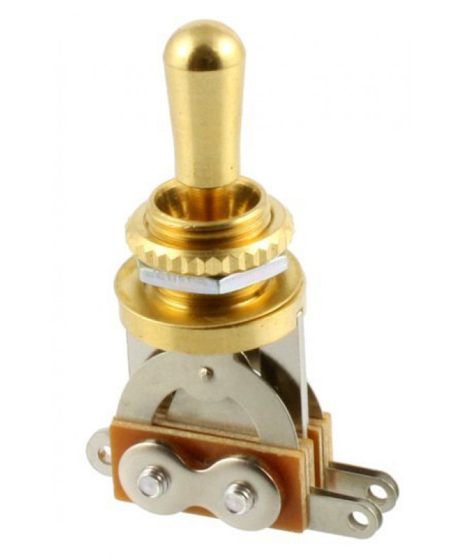 Toggle Switch 3-Way Japan Gold Short