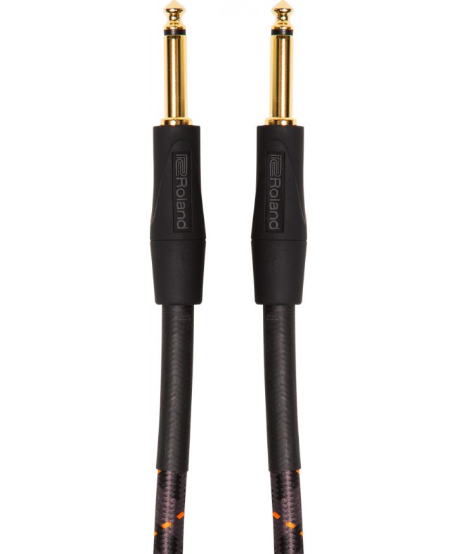 Roland Instrument Cable Gold Series 1/4" TS Straight - 1/4" TS Straight 4.5m INSTRUMENT