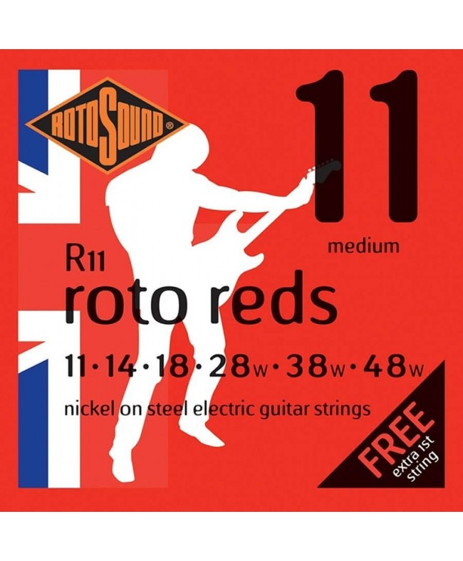 Χορδες  - Rotosound Roto Reds 011-48 (R11) ΗΛΕΚΤΡΙΚΗ ΚΙΘΑΡΑ